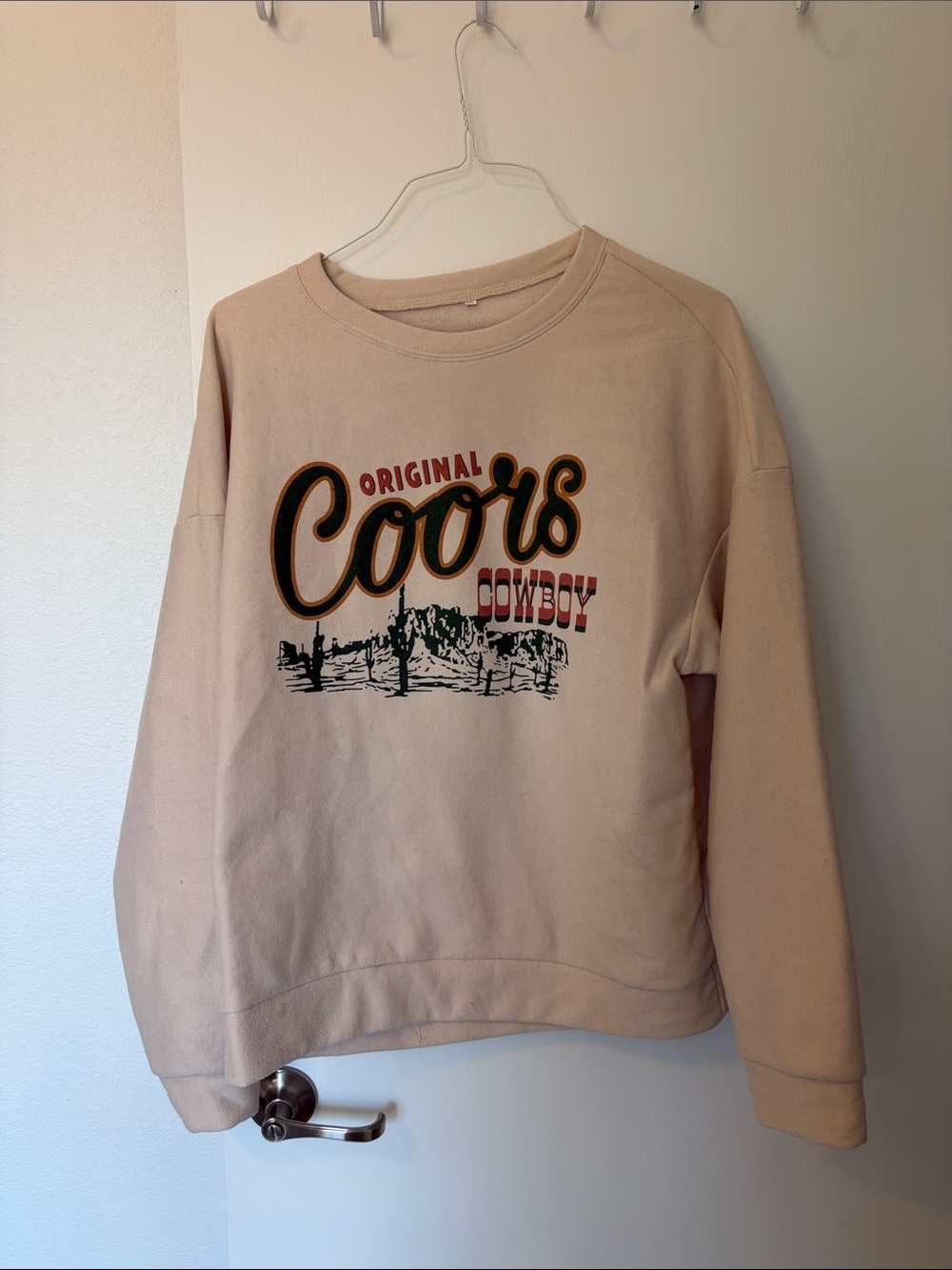 Original Cowboy Beige Crewneck Sweatshirt -